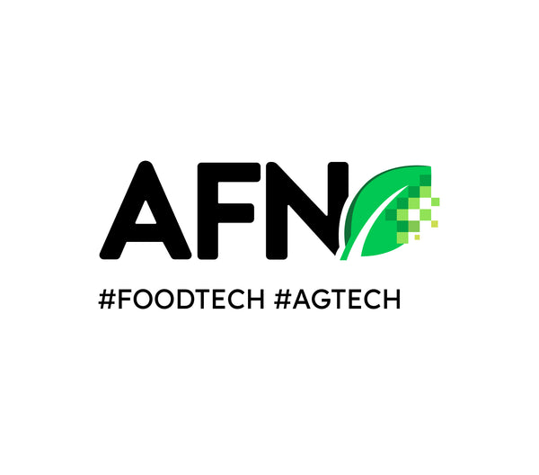 A logo of Agfunder News.