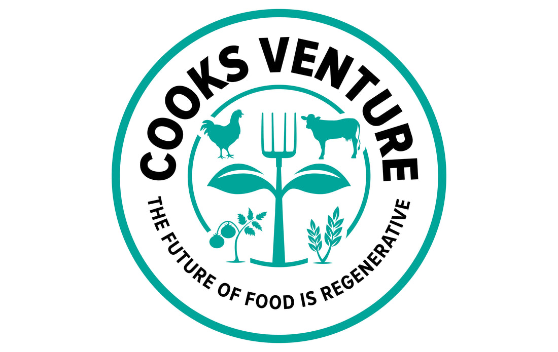The Cooks Venture logo with the tagline, "The Future of Food is Regenerative."