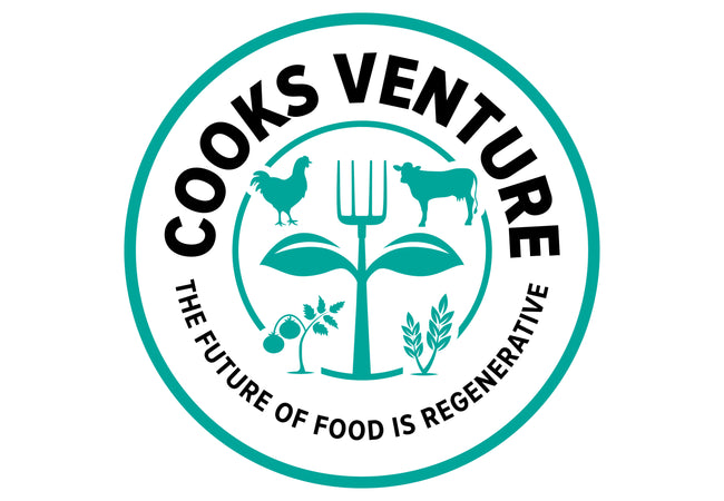 The Cooks Venture logo with the tagline, 