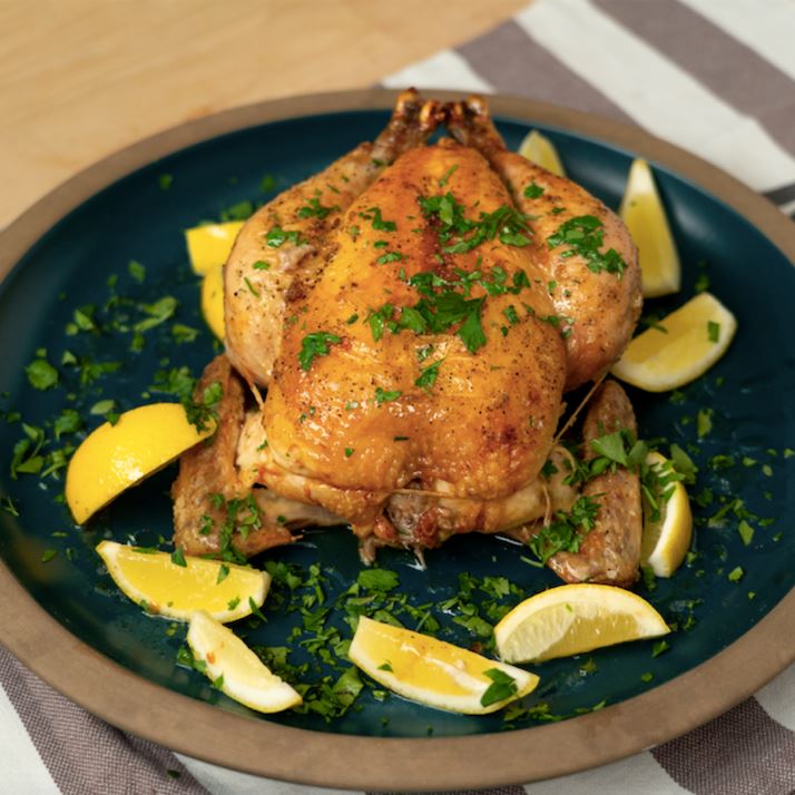 Simple Roasted Chicken - Cook2eatwell